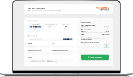 Inscrições e Pagamentos Online